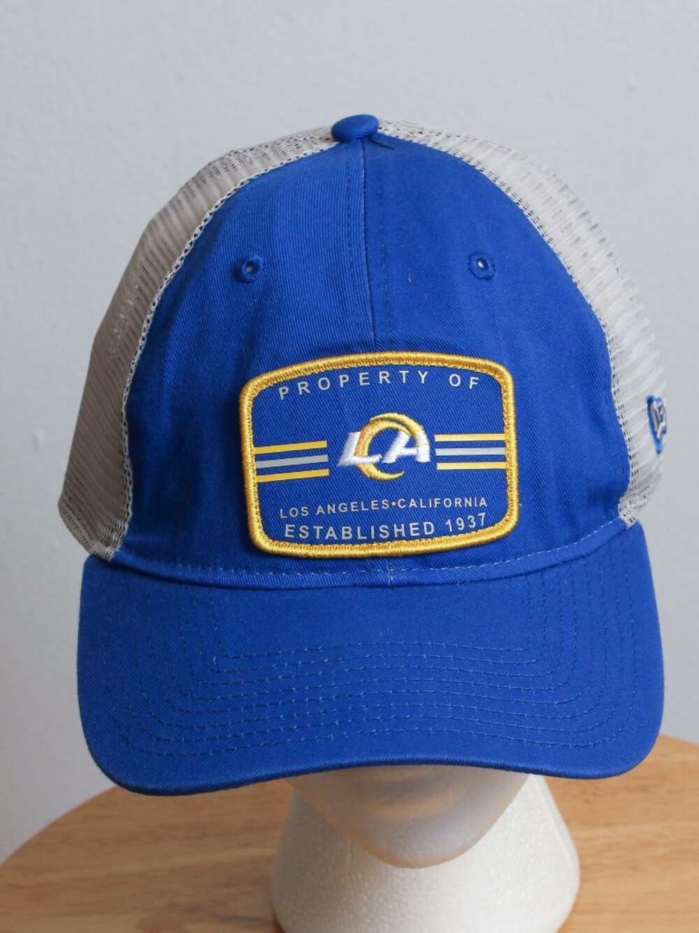 LA Rams New Era 9TWENTY Hat Mens OS Blue Snapback Cap